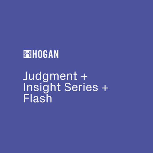 Judgment + Insight Series + Flash