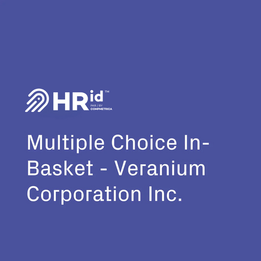 Multiple Choice In-Basket - Veranium Corporation Inc.