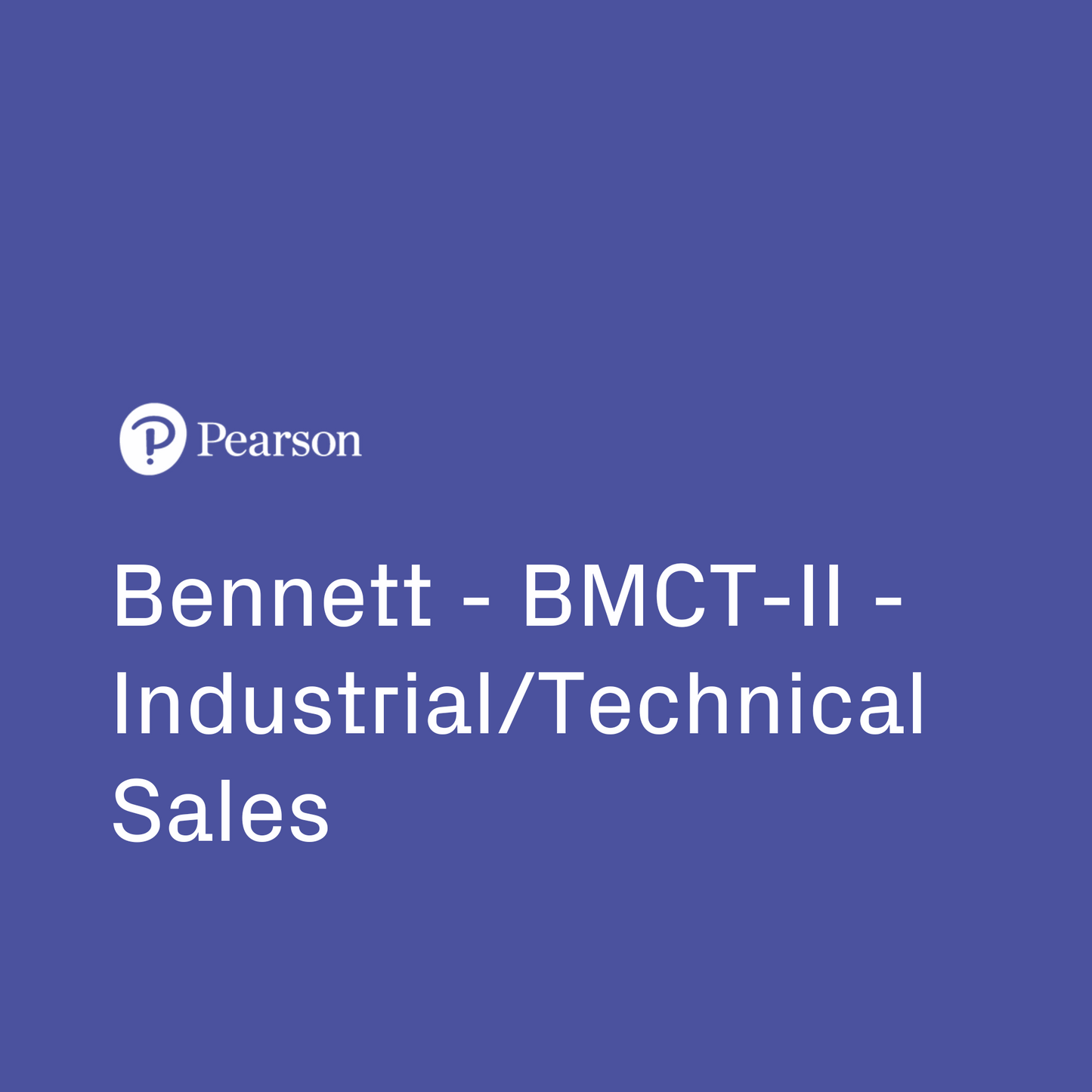 Bennett - BMCT-II - Industrial/Technical Sales