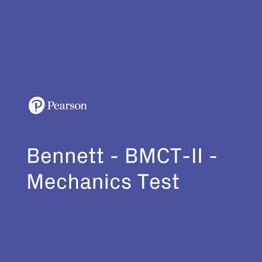 Bennett - BMCT-II - Mechanics Test