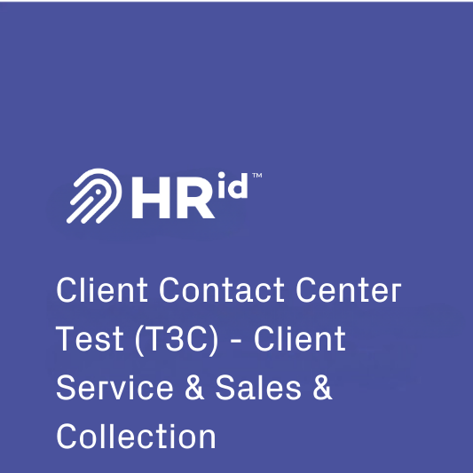 Test pour centre contact client (T3C) – Service client, vente et recouvrement