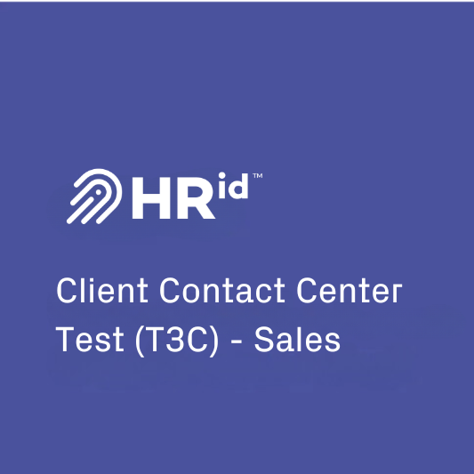 Client Contact Center Test (T3C) - Sales