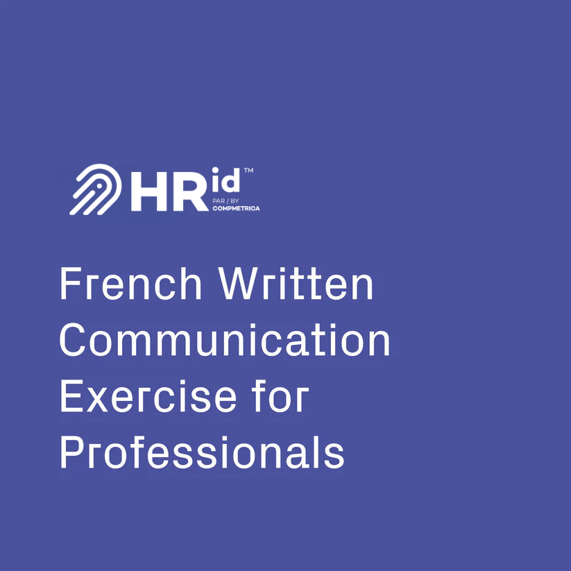 French Written Communication Exercise for Professionals