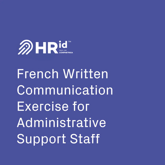 French Written Communication Exercise for Administrative Support Staff