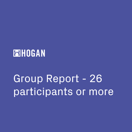 Group Report - 26 participants or more