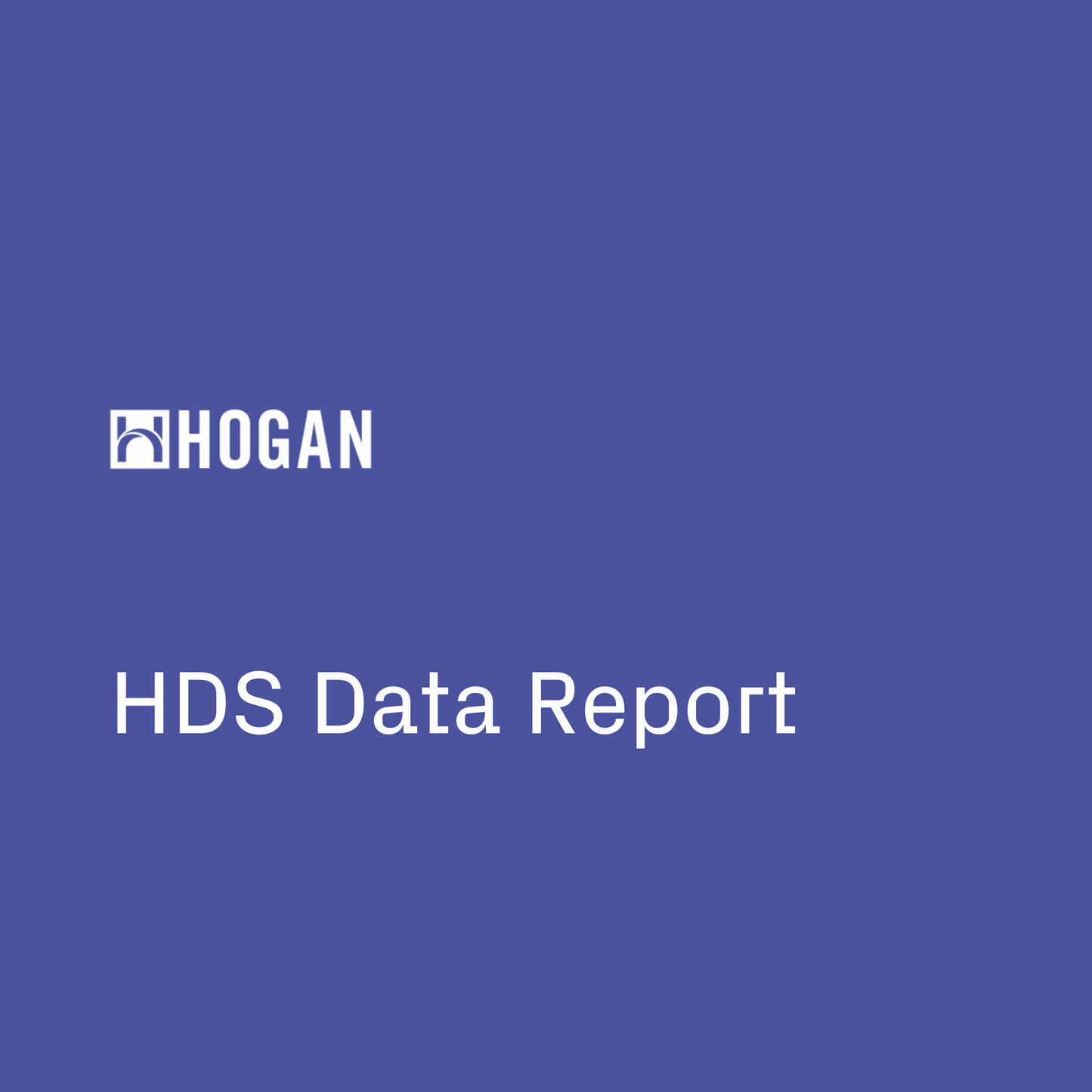 HDS Data Report