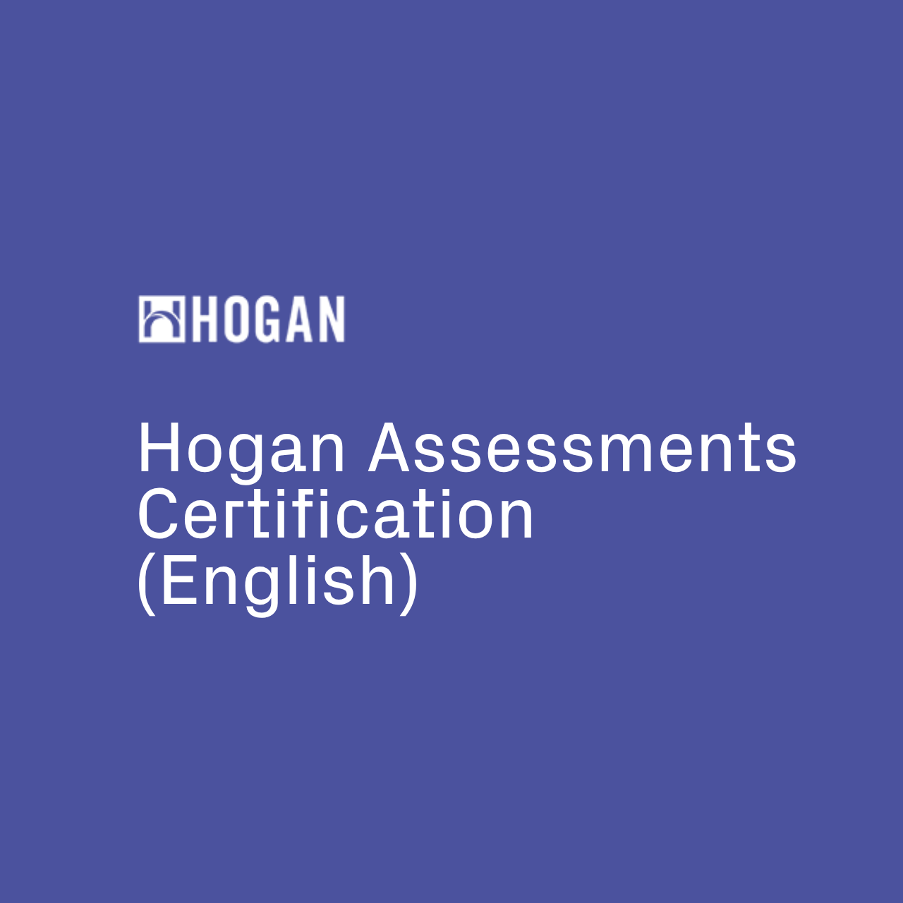 Certification Hogan (en anglais)