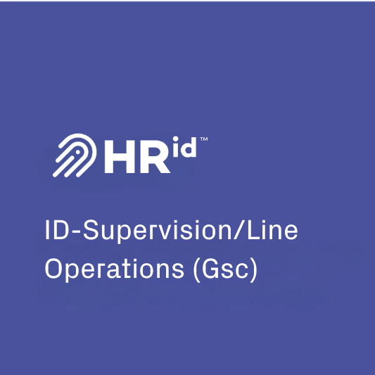 ID-Supervision/Line Operations (Gsc)