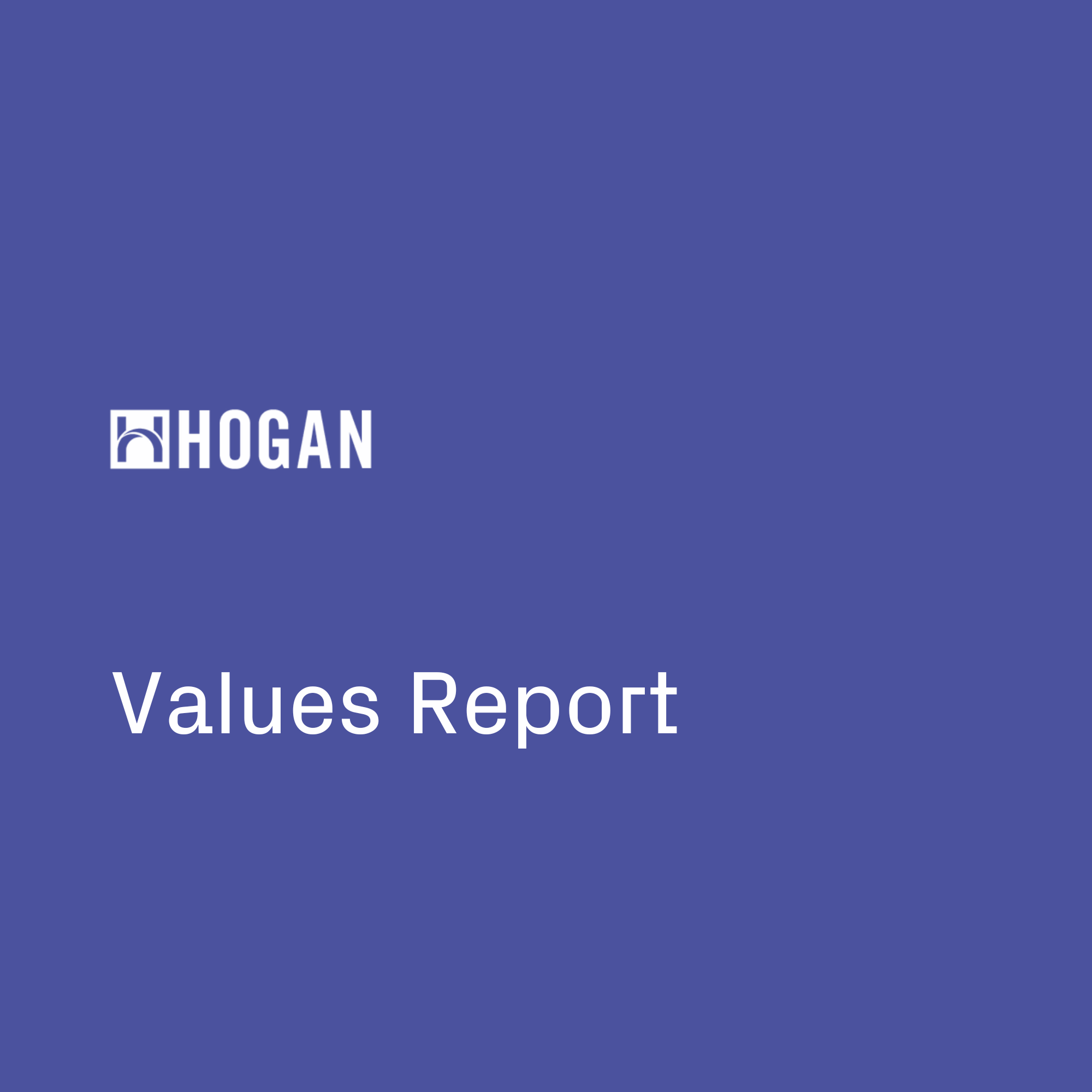 Values Report by Hogan | Pixonality