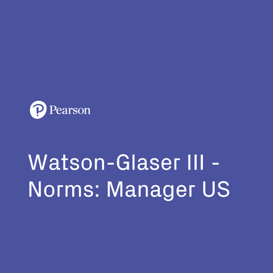 Watson-Glaser III - Norms: Manager US