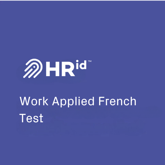 Work Applied French Test
