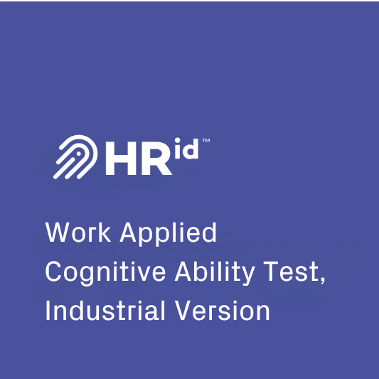 Work Applied Cognitive Ability Test, Industrial Version