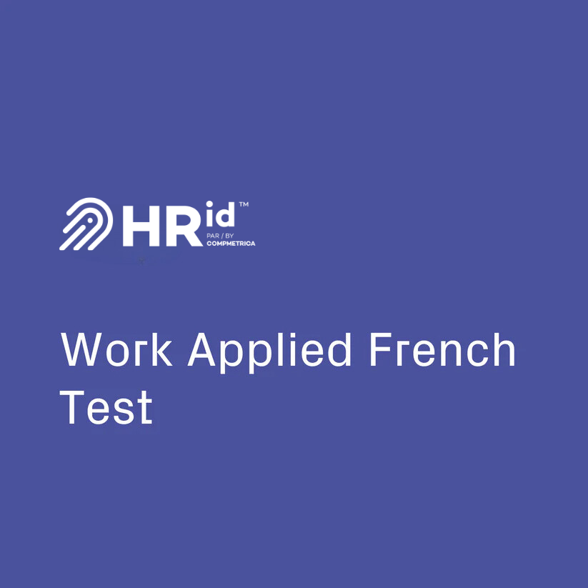 Work Applied French Test